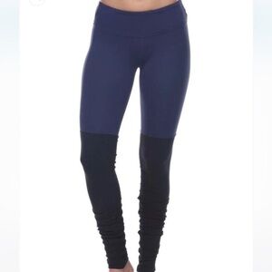 ALO Yoga High Waist Goddess Legging Navy Blue Black Small
